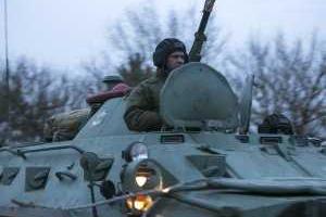 На админгранице Крыма с Украиной замечена российская бронетехника