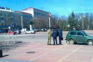 Жители Луганска не пришли встречать "Русскую весну"