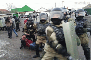 В Тульской области РФ цыгане устроили Майдан