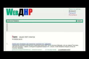 В «ДНР» создали собственный «Google»