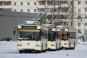 В Херсоне бастуют водители троллейбусов