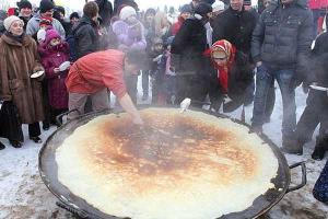 В Москве рекорд по выпеканию самого большого блина провалился