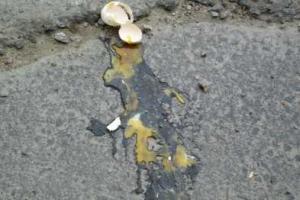 Одесситы забросали яйцами консульство России