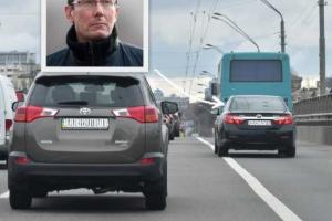 Глава БПП Луценко попался на тройном нарушении ПДД