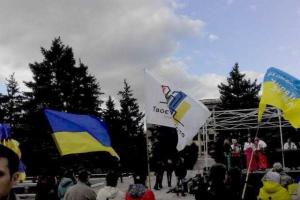 Потяг Єдності "Труханівська січ" — в Торецке