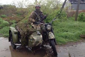 Бойцы в зоне АТО обзавелись боевым мотоциклом