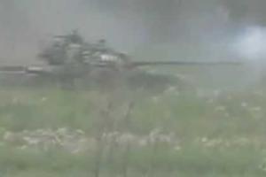 В зоне АТО уничтожен танк с боевиками - боец
