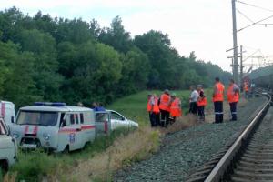 В Ростове сошла с рельс и загорелась цистерна с битумом 