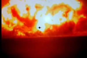 В сети опубликовано видео, как военные подорвали из ПТУР "Урал" боевиков