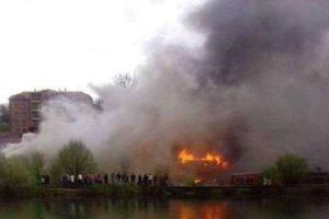 На Закарпатье сгорела гостиница