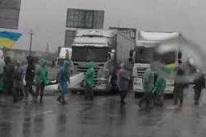 Дороги в Киеве блокируют разъяренные бойцы АТО