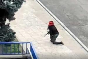 Жителей Мадрида напугала "женщина-Рэмбо"