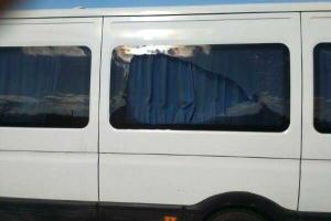 Опубликованы кадры обстрелянной маршрутки в Одессе