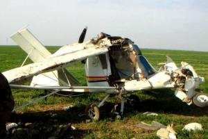 В Ростовской области разбился самолет
