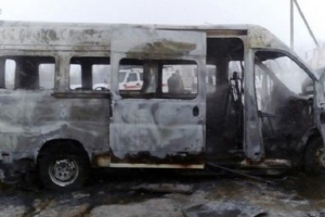 В российском городе Ставрополе взорвалась маршрутка