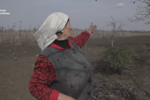 Жительница прифронтовой зоны: "Если бы не гуманитарка - подохли бы, только на солдат надеемся"