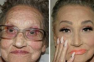 80-летняя бабушка решила накраситься и покорила Интернет