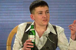 Савченко неудачно пошутила на пресс-конференции