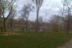 В Донецке боевики тренируются там, где раньше студенты занимались спортом