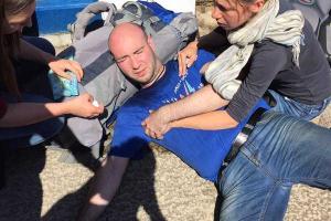 В Анапе неизвестные напали на российского оппозиционера Навального