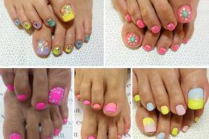 10 необычных идей для летнего педикюра