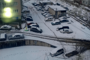 В России сегодня ночью выпал снег