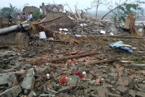 В Китае пронеслось самое смертоносное за последние полвека торнадо