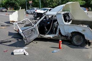 Страшное ДТП в Киеве: мужчина чудом выжил