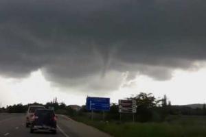 По Крыму пронесся смерч: опубликовано видео