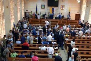 В Одессе бойцы-добровольцы АТО вышли на митинг