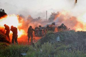 Боевики на Донбассе имитируют "артиллерийские дуэли"