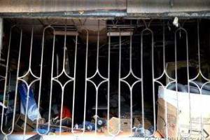 В Донецке горел магазин, - соцсети