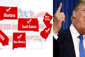 Трамп победил сразу в пяти праймериз