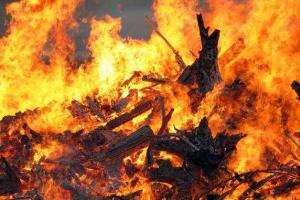 В результате обстрела поселка Зайцево сгорели два частных дома