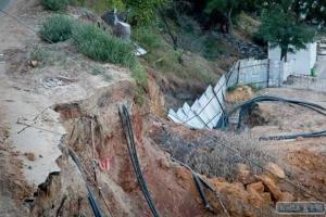 В одесской Аркадии из-за незаконной стройки произошел оползень