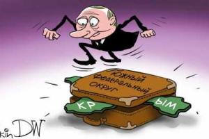 Известный карикатурист высмеял лишение Крыма федерального статуса