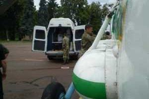 В Киев специальным авиарейсом доставили 5 раненых на Донбассе пограничников