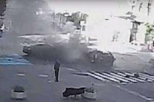 Появилось новое видео момента гибели журналиста Шеремета
