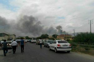 Появились первые кадры с места сильнейшего взрыва на заводе боеприпасов в Азербайджане