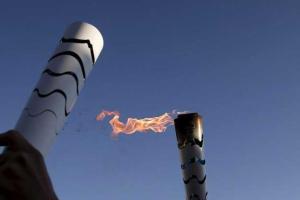 В Бразилии мужчина пытался украсть факел с олимпийским огнем