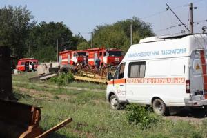 В Запорожской области из железнодорожной цистерны вытекла кислота