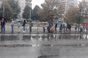 Во Львове водители маршруток устроили забастовку
