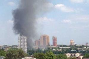 В оккупированном Донецке случился пожар - соцсети