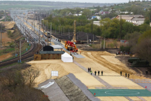В России хвастаются быстрым строительством железной дороги в обход Украины