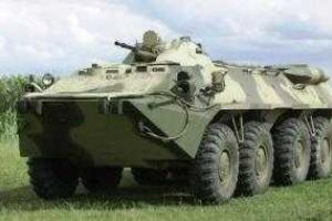 При транспортировке российских БТР боевики стащили все боекомплекты