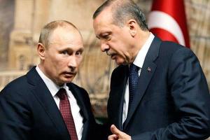 Путин на встрече с Эрдоганом отбросил необычную тень - соцсети