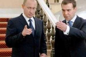 Путин и Медведев приехали проверить, как идут дела со строительством Керченского моста