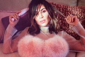 Кардашьян показала пушистую грудь