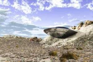 Ученые заметили на поверхности Марса потерпевший крушение корабль пришельцев