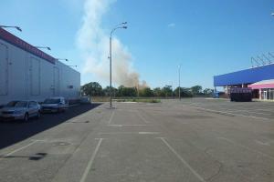 Жители Горловки сообщают о пожаре вблизи частных домов, захваченных боевиками